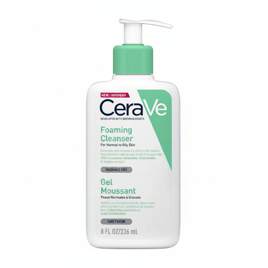 CeraVe Foaming Facial Cleanser For Normal to Oily Skin