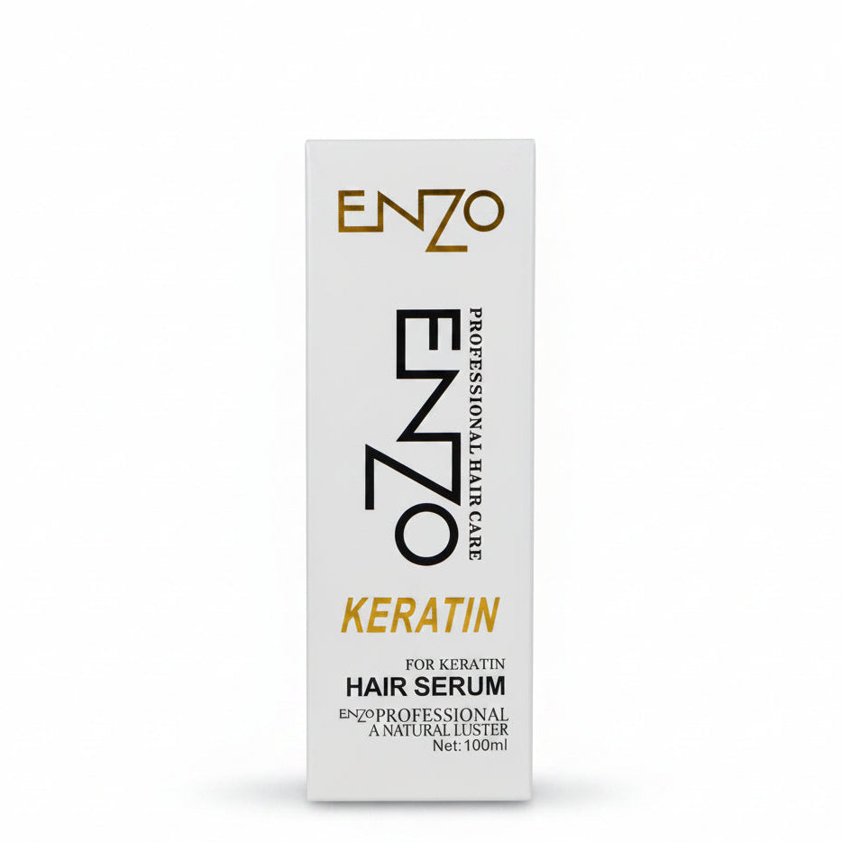 Enzo Professional Keratin Hair Serum – Frizz Control & Shine (100ml)