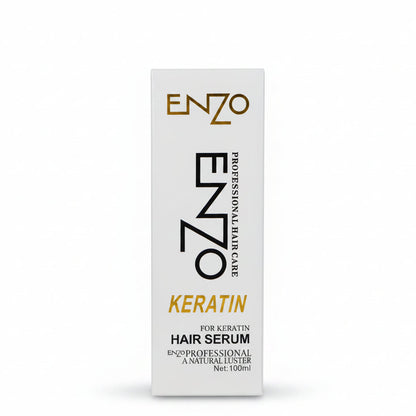 Enzo Professional Keratin Hair Serum – Frizz Control & Shine (100ml)