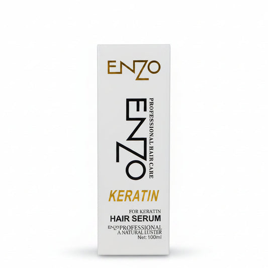 Enzo Professional Keratin Hair Serum – Frizz Control & Shine (100ml)