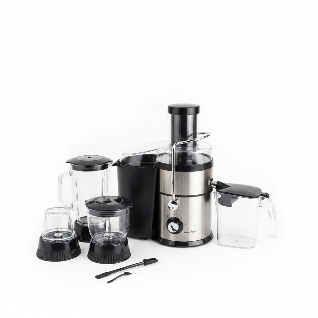 Super Crest SCT-8004 4-in-1 Juice Extractor 2000W – 6 Blades | Multi-Purpose Kitchen Machine