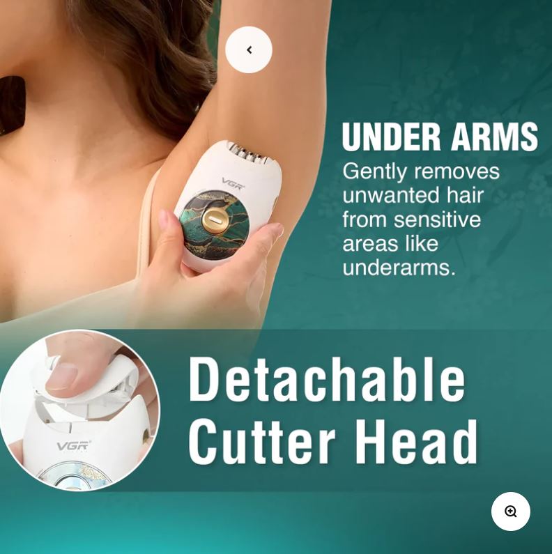 Ladies Rechargable Epilator Hair Removal Machine.
