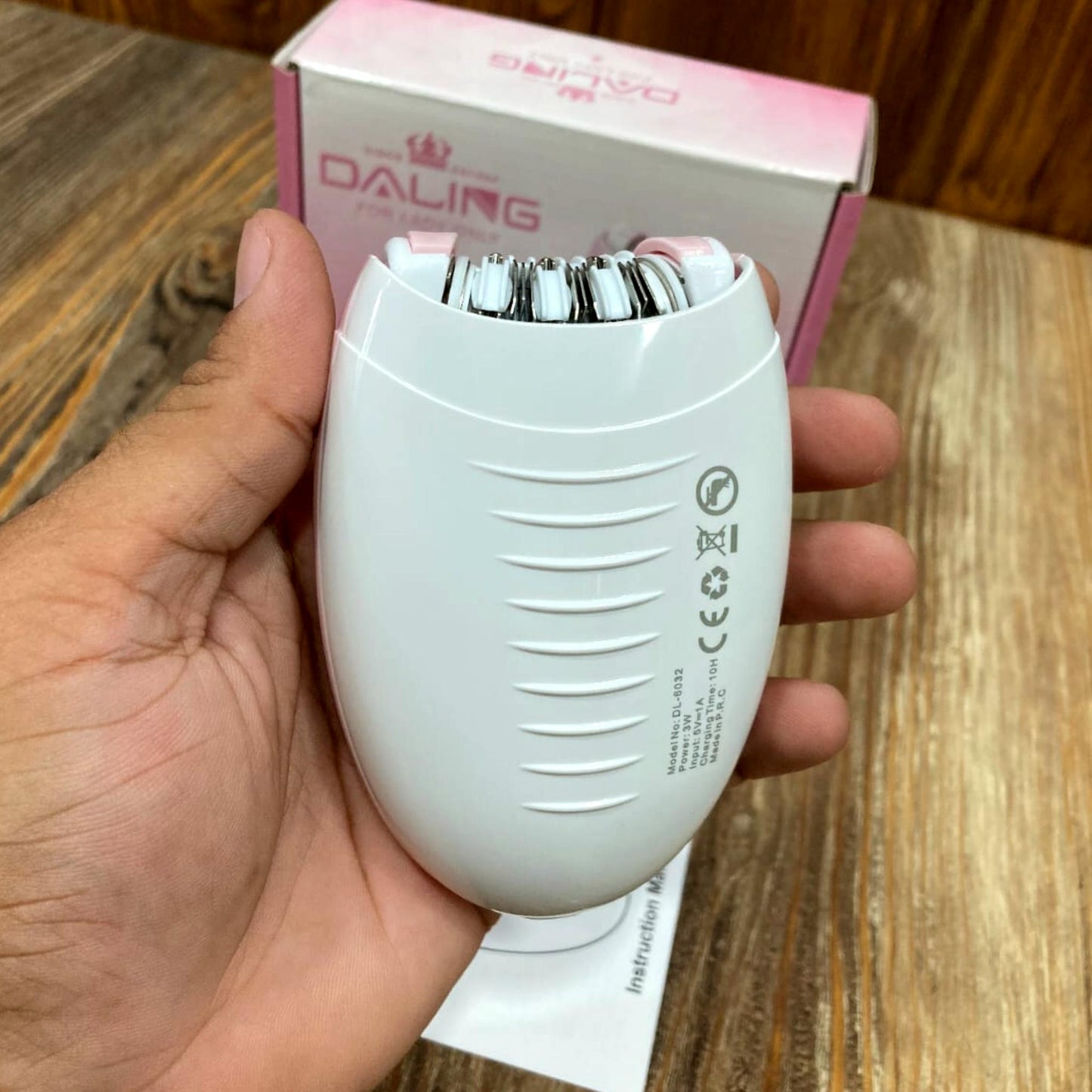 Daling Ladies Rechargeable Epilator Hair Removal Machine
