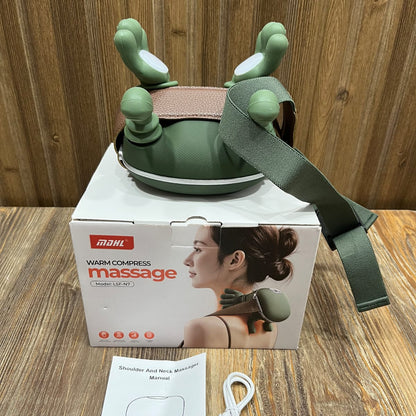 MDHL Warm Compress Shoulder & Neck Massager – Kneading Heat Therapy Pillow