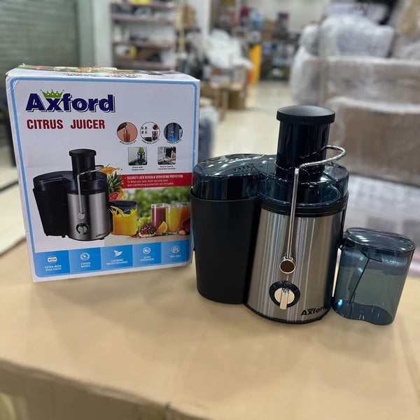 Axford Citrus Juicer – Extra Wide Feed Chute Fruit & Vegetable Juice Extractor