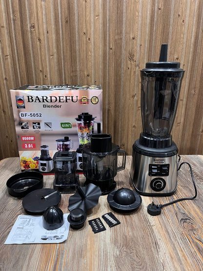 Bardefu  Juicer Blender | 6 in 1 multipurpose Blender With 9500W Power