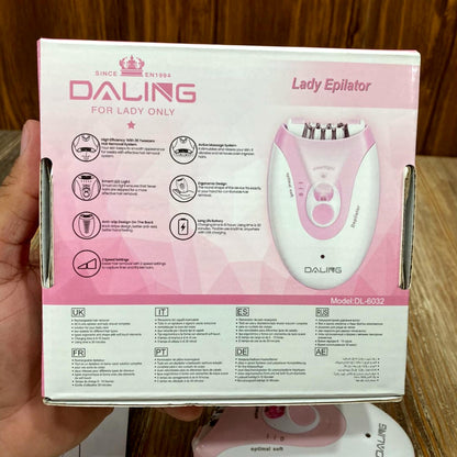 Daling Ladies Rechargeable Epilator Hair Removal Machine
