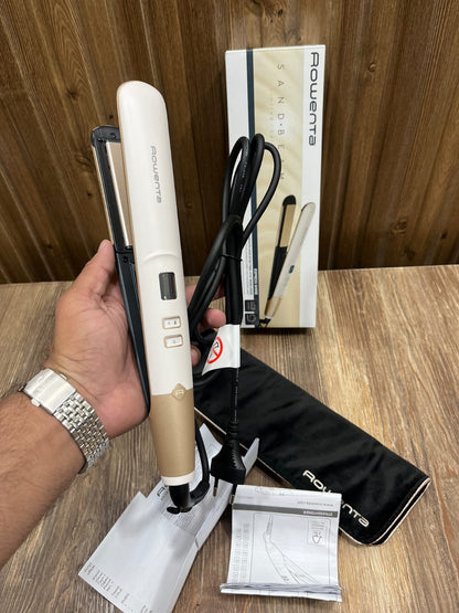 Rowenta Sand Beam Limited Edition Hair Straightener – Express Shine Ceramic Flat Iron