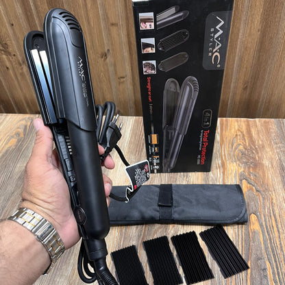MAC Styler 220C Hair Straightener 4 In 1 Flat Iron Hair Straightener Black Color Flat Iron