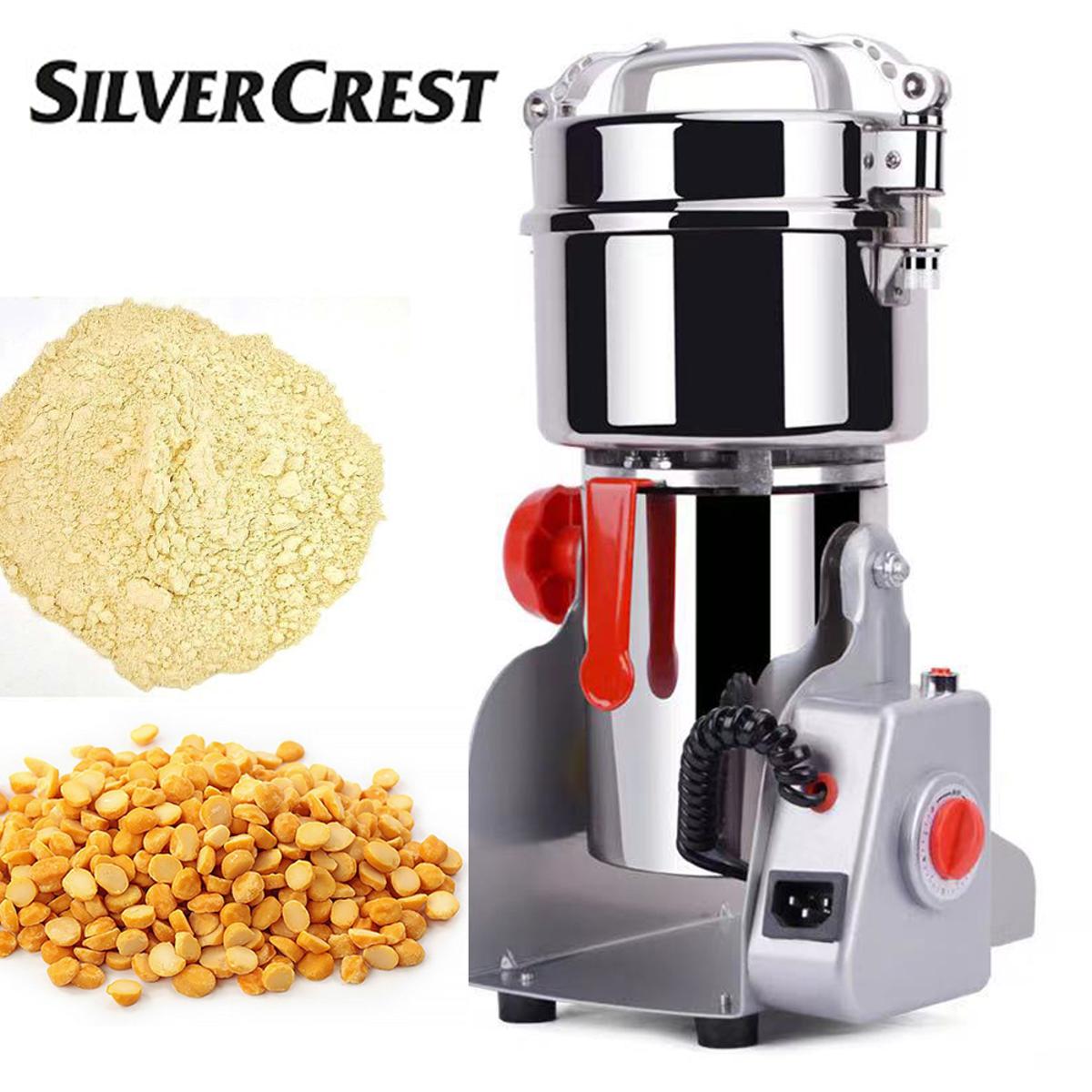 Silver Crest  Powder Grinder  | 250 GM | For Cereal |Grain |Spice Powder Grinder Machine 100% Copper Motor.
