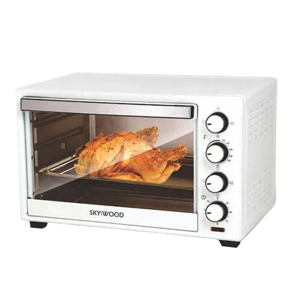 Skywood 38L Convection Baking Oven with Air-Fryer Style Fan & Rotisserie