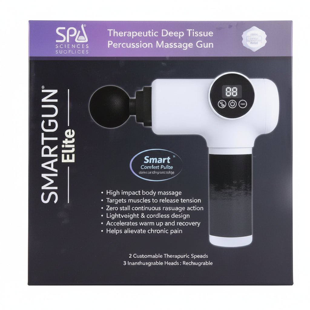 Spa Sciences SmartGun Elite Deep Tissue Percussion Massage Gun