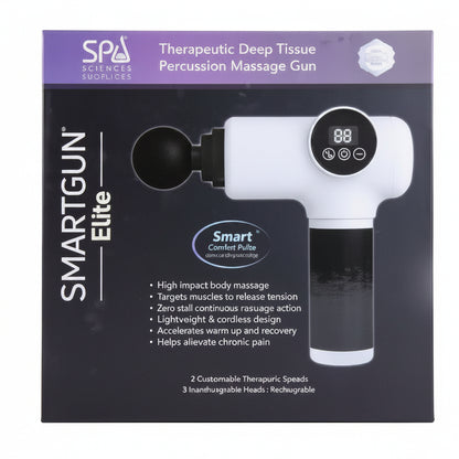 Spa Sciences SmartGun Elite Deep Tissue Percussion Massage Gun