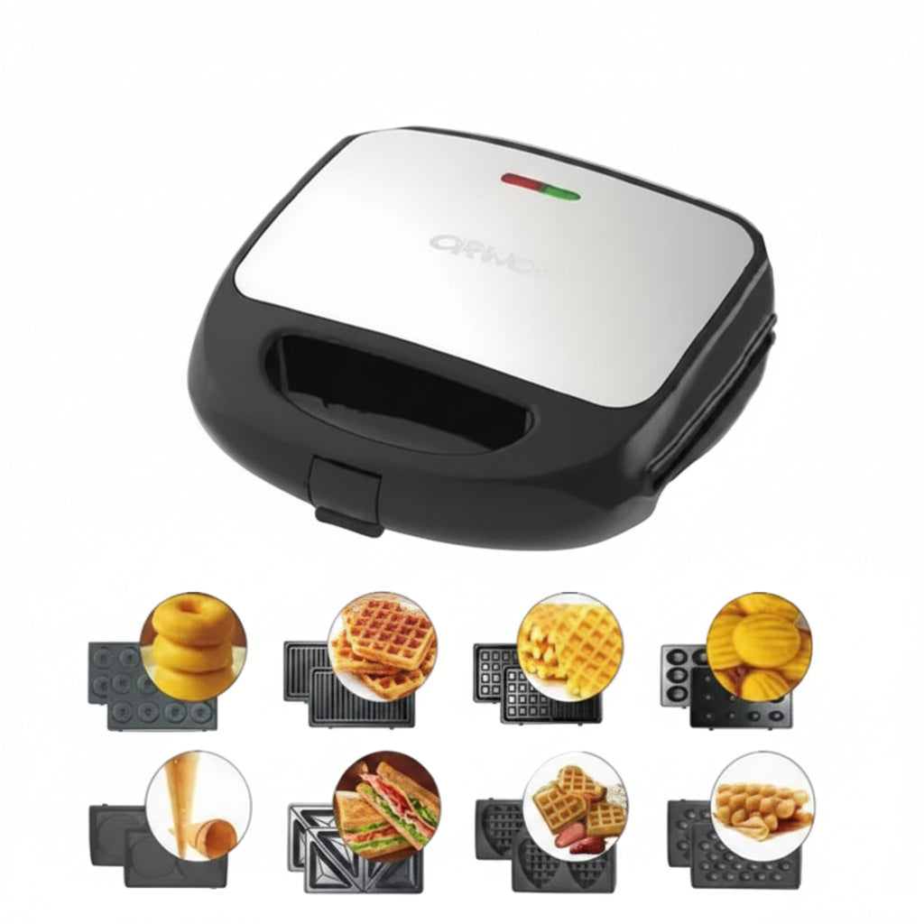 Orvica 8-in-1 Multi-Baker & Sandwich Maker (2000W) | Model ORM-8854