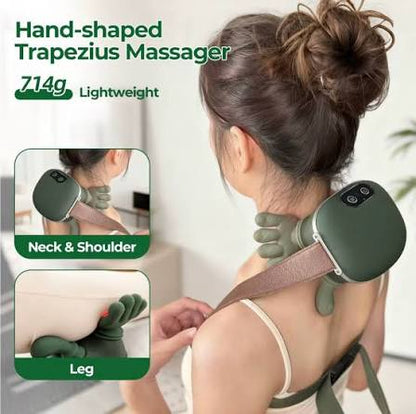 Electric Shoulder & Neck Massager – Deep Kneading Massage with Heat Function