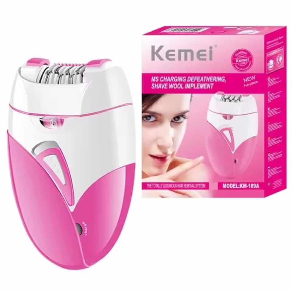 Kemie Ladies epilator hair removal machine Rechargeable