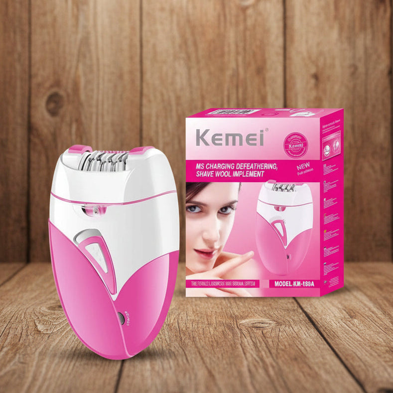LADIES EPILATOR  PAIN LESS HAIR REMOVER  RECHARGEABLE  EPILATOR.