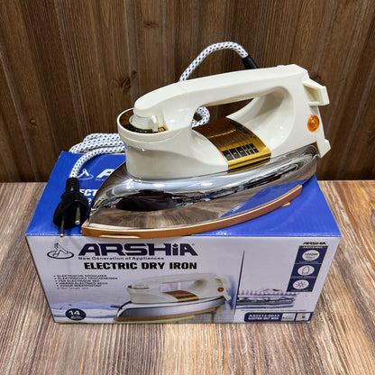 Arshia AS2212-9033 Electric Dry Iron – 1200W Ceramic Soleplate