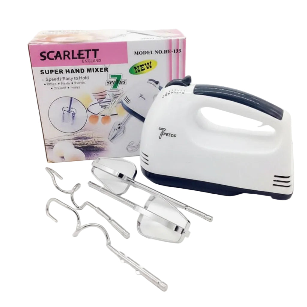 Scarlett Hand Mixer – Powerful Electric Beater for Kitchen