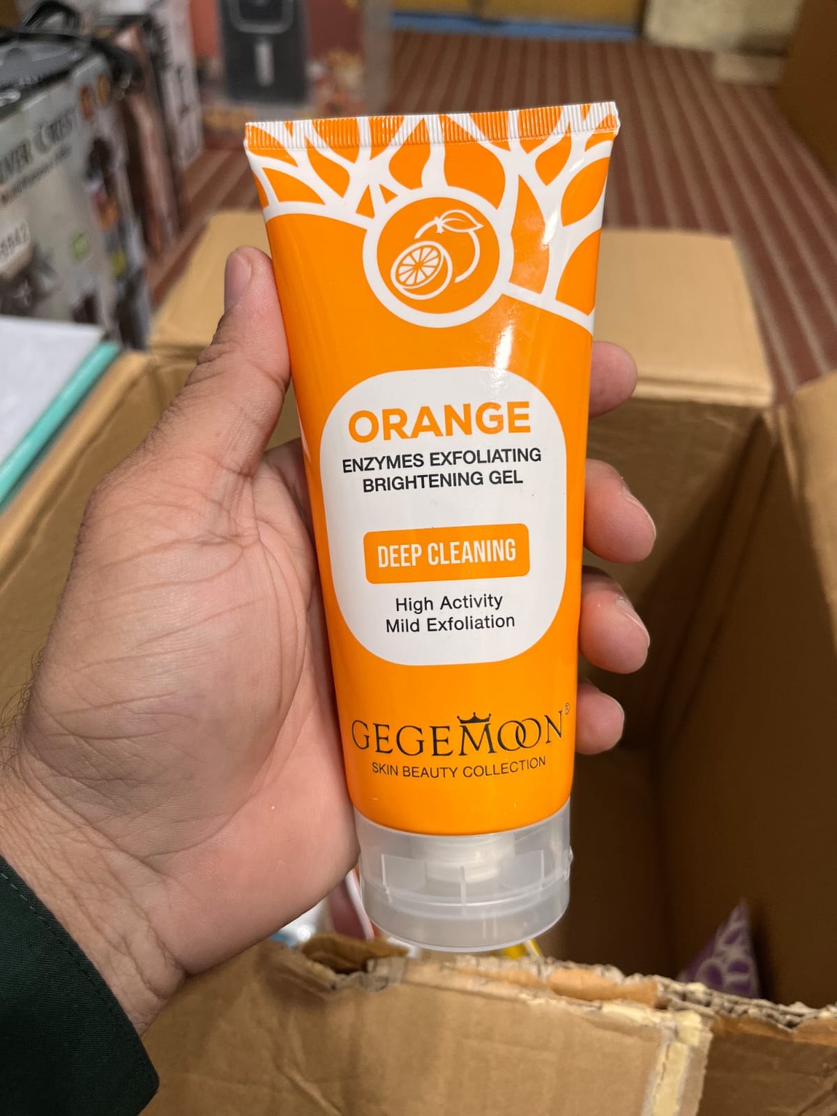 Orange - Exfoliating Dead Skin Remover Gel | 150ml | Smooth & Refreshing Skin Care