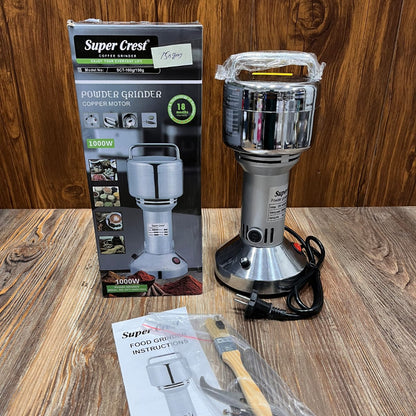Super Crest Electric Powerful Powder/Cereal Grinder 150g - All Metal.
