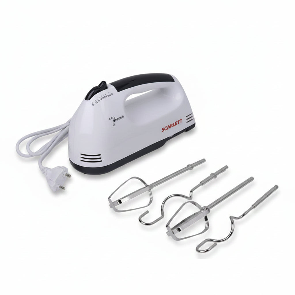 Scarlett Hand Mixer – Powerful Electric Beater for Kitchen