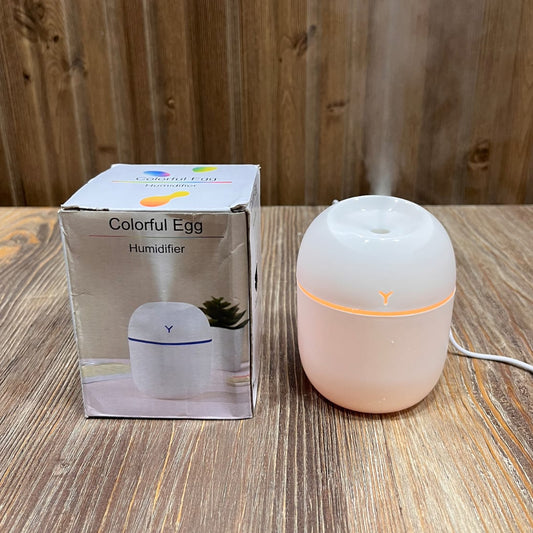 Colorful Egg Mini Humidifier – Ultrasonic Mist Diffuser with LED Night Light