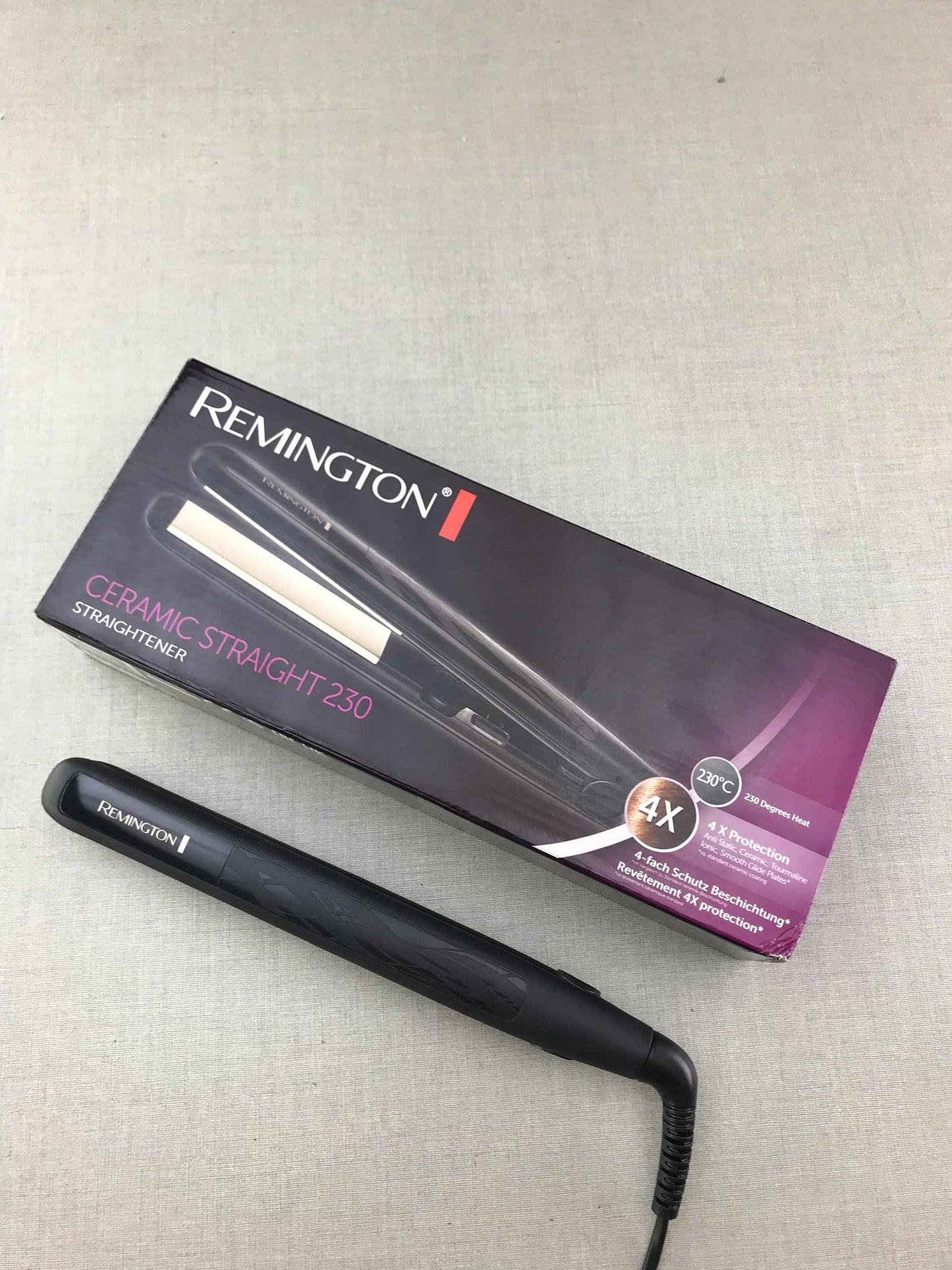 REMINGTON HAIR STRAIGHTENER CERAMIC GLIDE 230 S3700