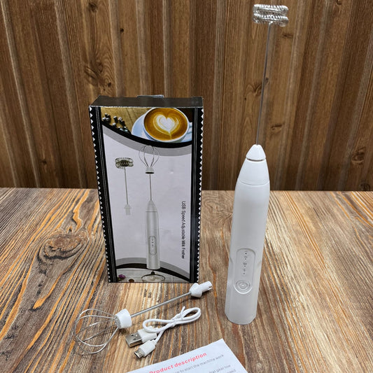 Rechargeable 2-in-1 Electric Hand Mixer & Milk Frother