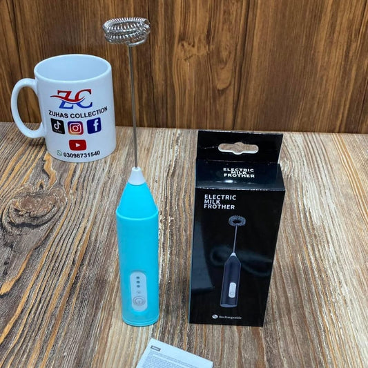 Rechargeable Electric Milk Frother Coffee Beater