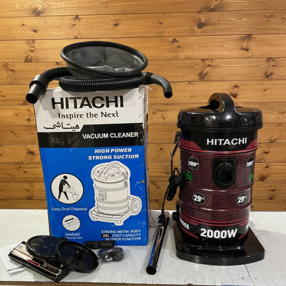 Hitachi 2000W Heavy Duty Drum Vacuum Cleaner & Blower | 29L Large Capacity