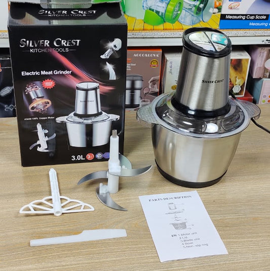 Silver crest 3L meat and vegetable chopper.