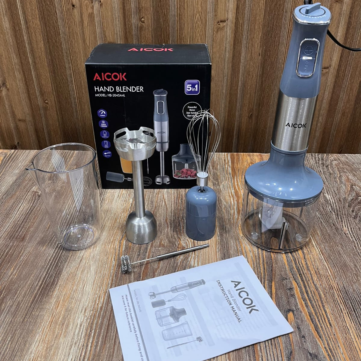 AICOK 5 in 1  Hand blander set.