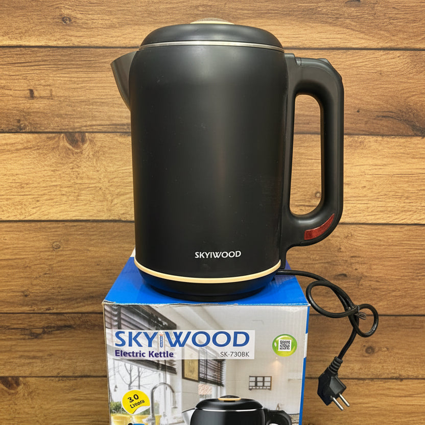 Skyiwood  black 3.0L Capacity 1500-watt electric kettle