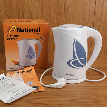 National Power 1.8L Electric Kettle  1850Watt . Boil-dry protection and automatic shut-off when water boils