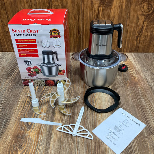 Silver Crest Meat Chopper 3.5L Double Blades