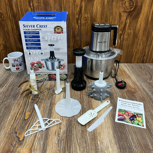 Silver Crest 8 in 1 Electric and Manual  Food Copper 3.5L