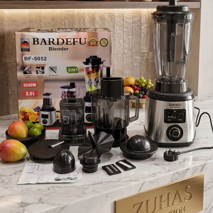 Bardefu  Juicer Blender | 6 in 1 multipurpose Blender With 9500W Power