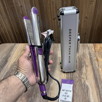2 in 1 flat iron and hair straightener ,Curler plus straightener