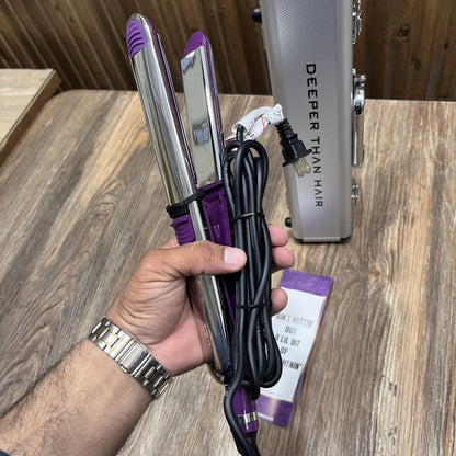 2 in 1 flat iron and hair straightener ,Curler plus straightener