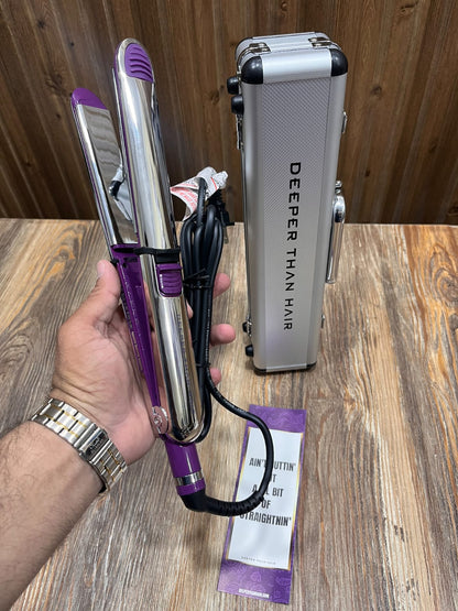 2 in 1 flat iron and hair straightener ,Curler plus straightener