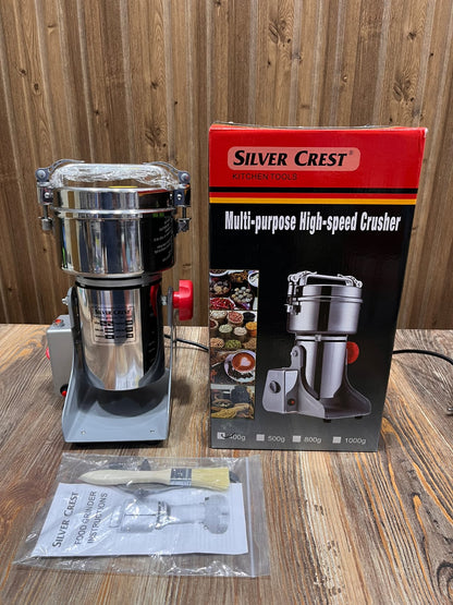 Silver Crest Electric Powerful Powder Grinder and Cereal Grinder 400g All Metal