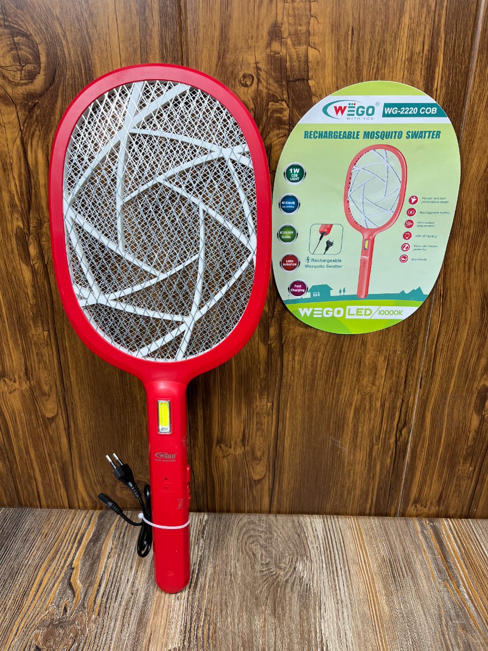 Electric Mosquito Killer Racket Rechargeable 2 in 1 UV Lamp | Mosquito Killer Bat