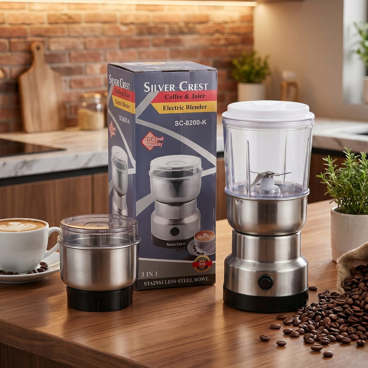 Silver crest electric grinder Hot Selling Stainless Steel Electric Seasoning Spice Coffee Grinder