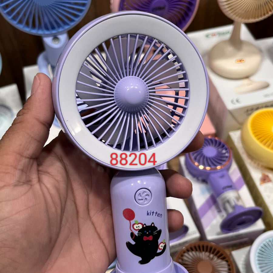 Mini Rechargeable Cute Design 3 Gear Speed Handheld Fan