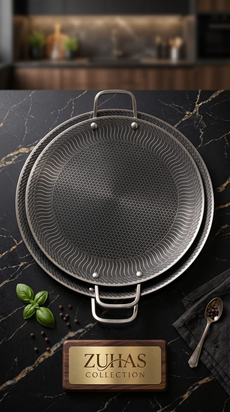 [ 38 cm ] Honeycomb Laser Coated Tawa high-quality