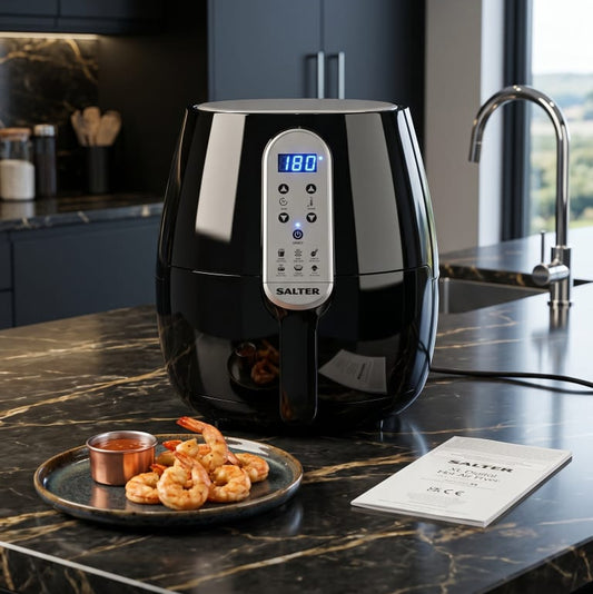 SALTER 4.5L  XL Digital Hot Air Fryer 1500W | Healthy Oil-Free Cooking