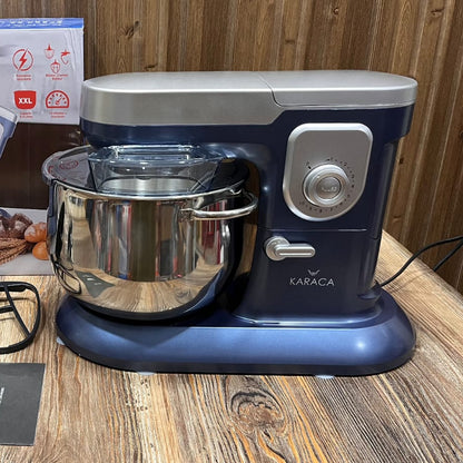 Karaca Pro-Chef 1600W Digital Stand Mixer with 6.5L Stainless Steel Bowl & 3 Attachment