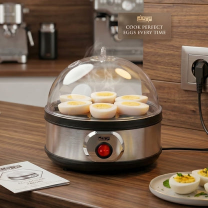 DSP KA5001 Electric Egg Boiler with a 7-egg capacity and a 350W heating element