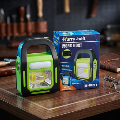 Hurry.Bolt 3-in-1 Solar Emergency Light & Power Bank